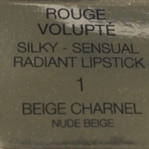 YSL Rouge Volupte #1 Nude Beige